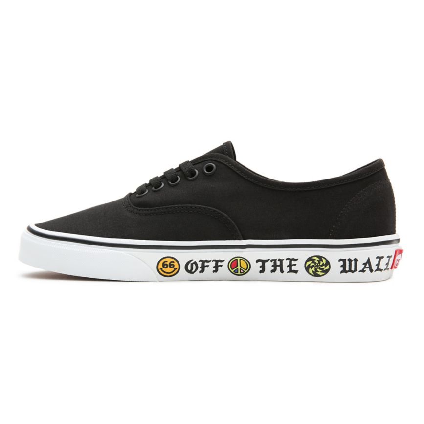 Vans Sidewall Authentic Shoes Black | VN678G9JN04