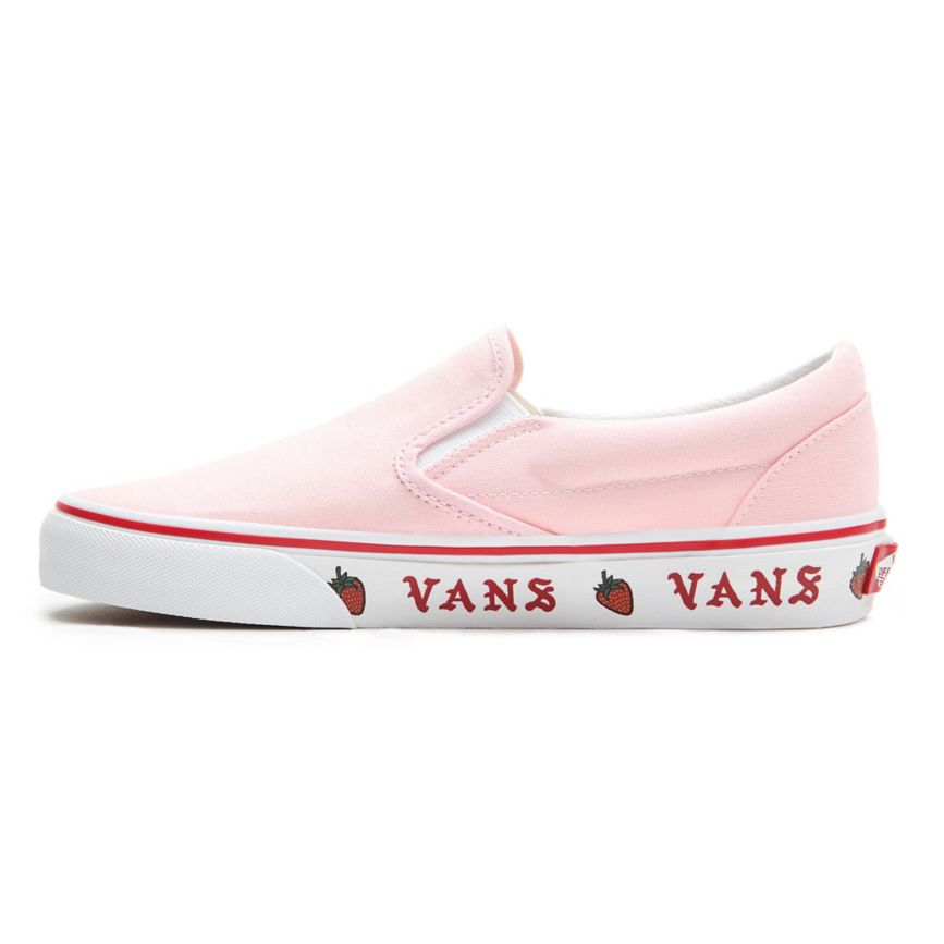 Vans Sidewall Print Classic Slip-On Shoes Pink | VN951S1SL18