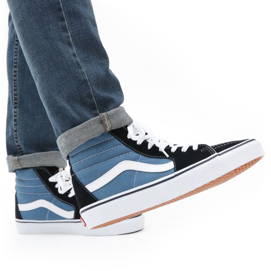 Vans Sk8-Hi Shoes Navy | VN242E3YF73