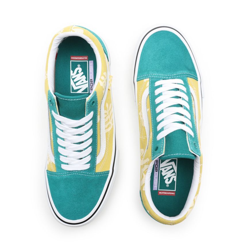 Vans Skate Aloha Old Skool Shoes Turquoise | VN571I8ES98