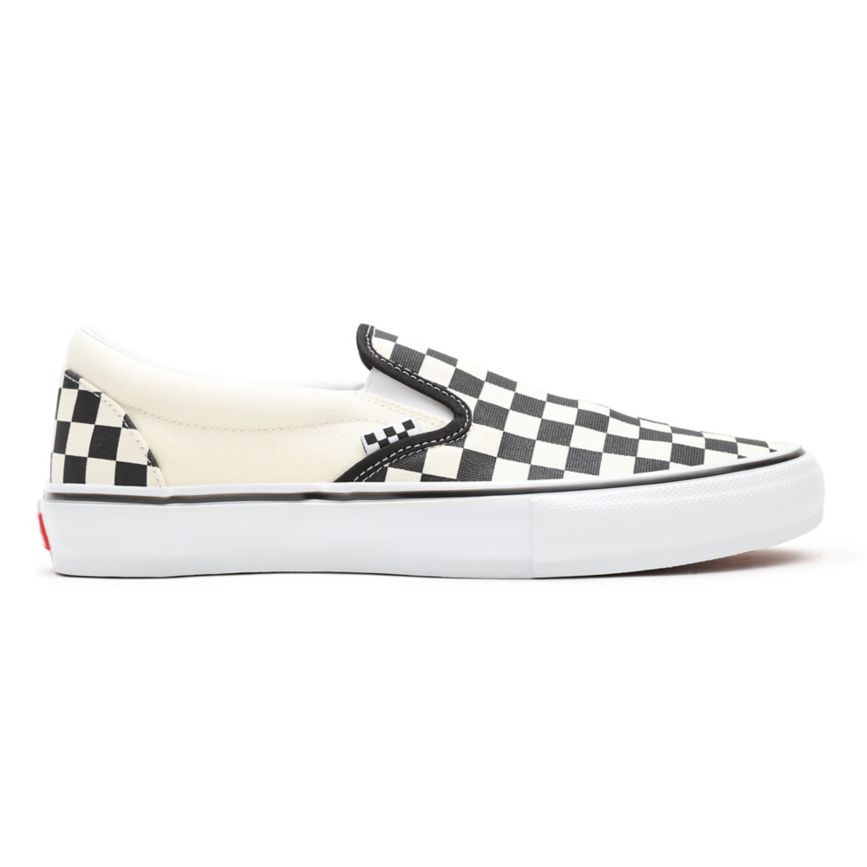 Vans Skate Checkerboard Slip-On Shoes White | VN296O5OS34