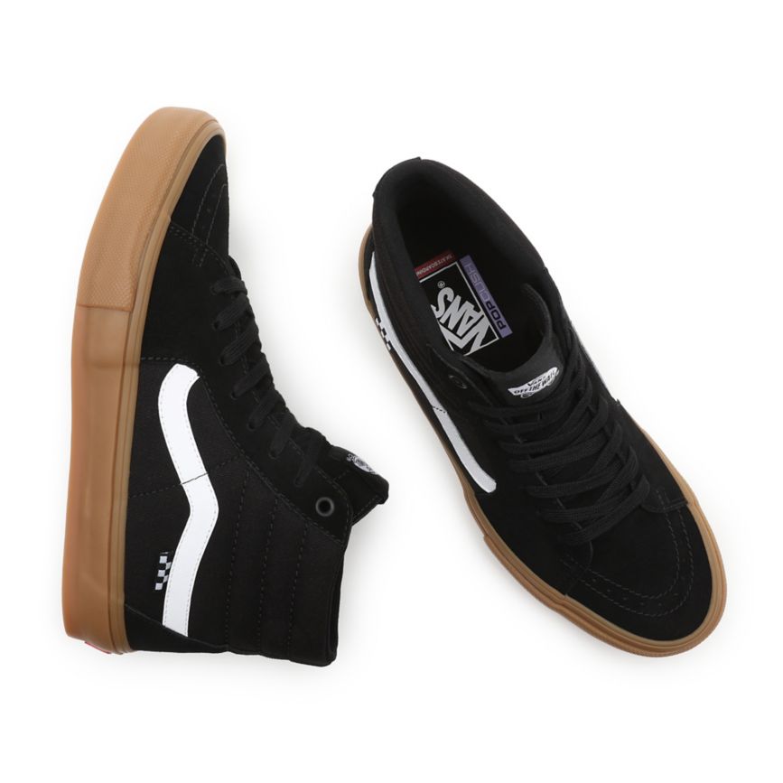 Vans Skate SK8-Hi Shoes Black | VN632V3UU60