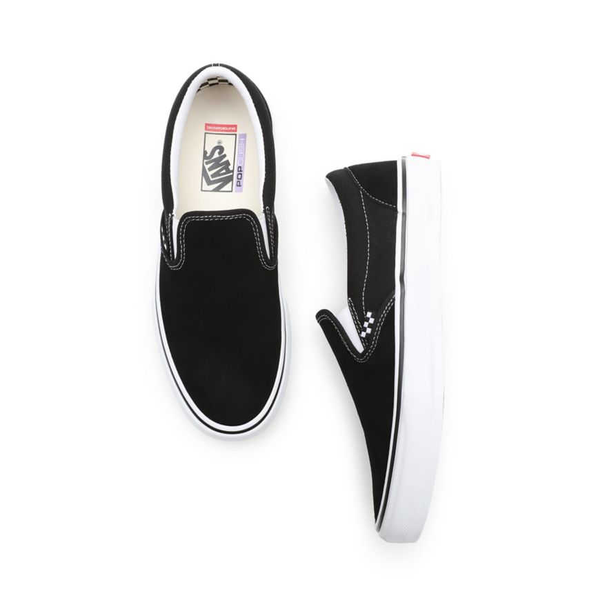 Vans Skate Slip-On Shoes Black | VN222O0LT32