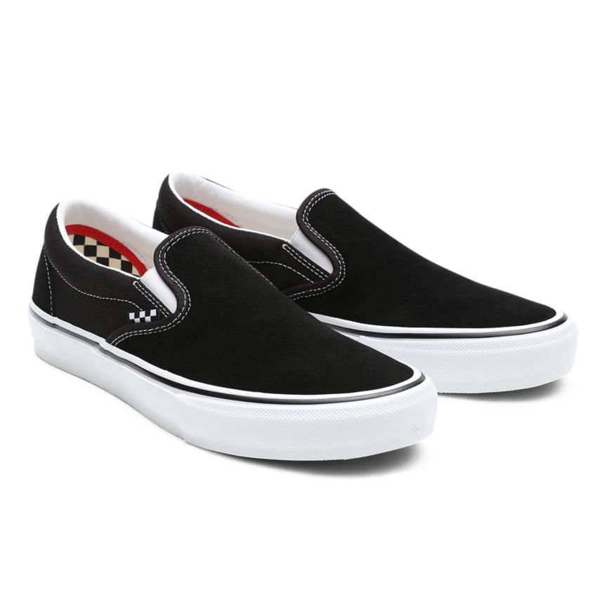 Vans Skate Slip-On Shoes Black | VN222O0LT32