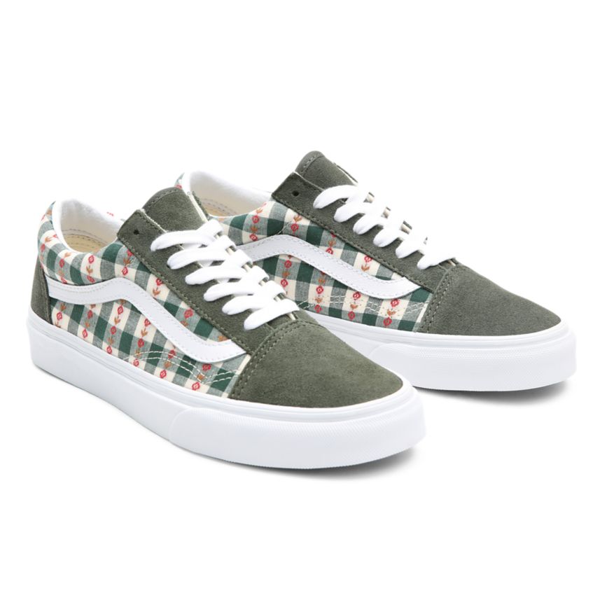 Vans Spring Daze Old Skool Shoes Green | VN499F4LZ40