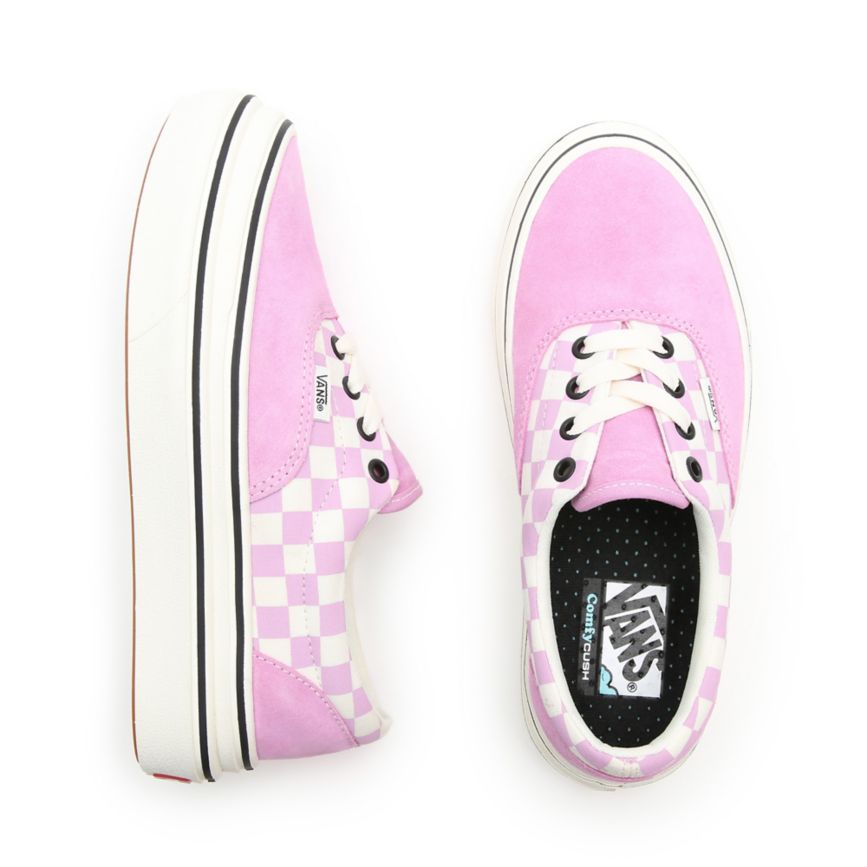 Vans Suede Canvas Super ComfyCush Era Shoes Pink | VN049S8WG98