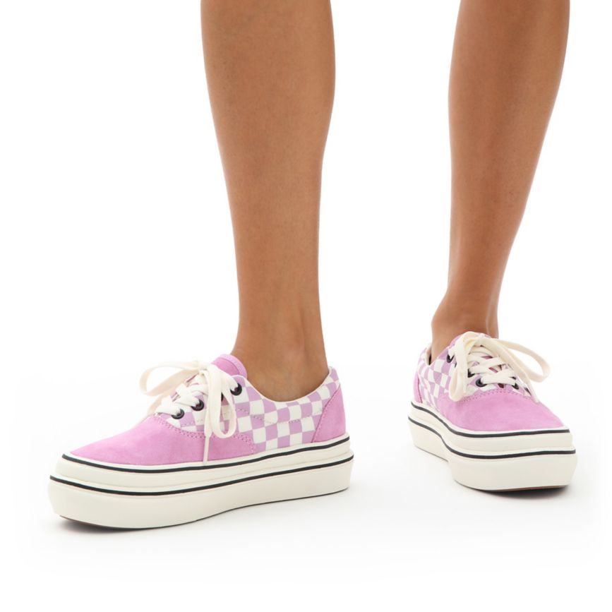 Vans Suede Canvas Super ComfyCush Era Shoes Pink | VN049S8WG98