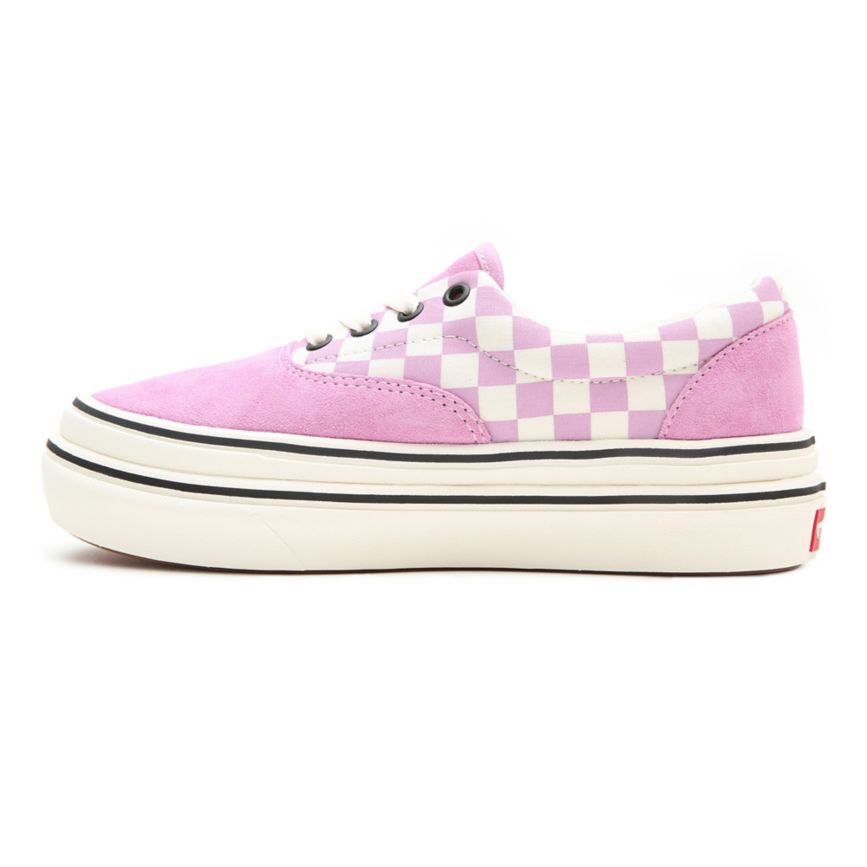 Vans Suede Canvas Super ComfyCush Era Shoes Pink | VN049S8WG98