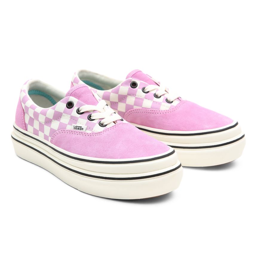 Vans Suede Canvas Super ComfyCush Era Shoes Pink | VN049S8WG98