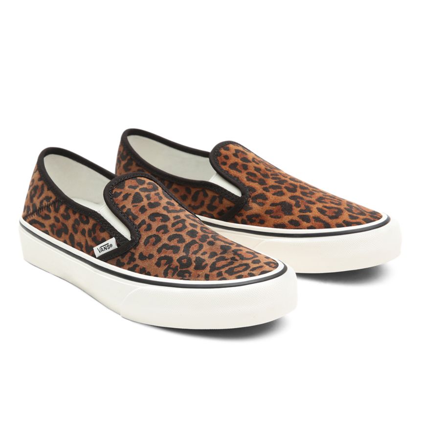 Vans Suede Leopard Slip-On SF Shoes Leopard | VN444A2EA62