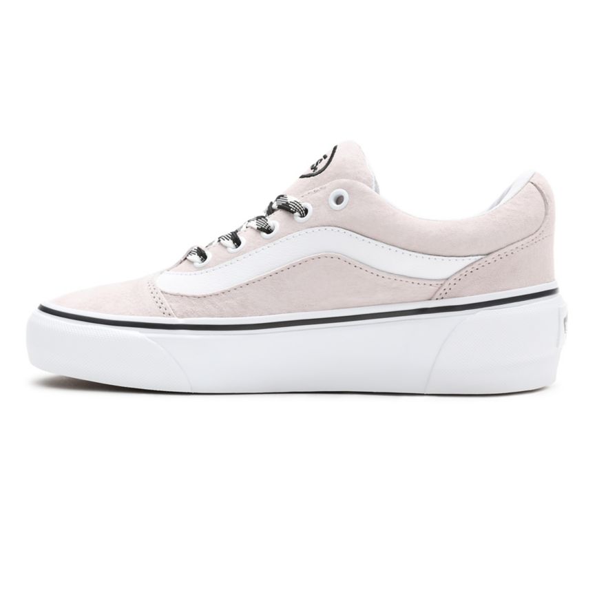 Vans Suede Shape NI Shoes Pink | VN426I4IA41