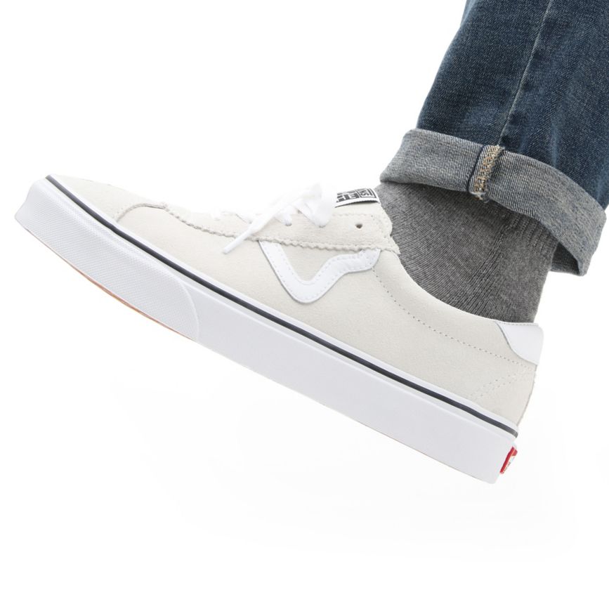 Vans Suede Sport Shoes White | VN035E8AW14