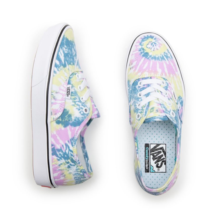 Vans Tie Dye ComfyCush Authentic Shoes Multicolor | VN994D4BE69