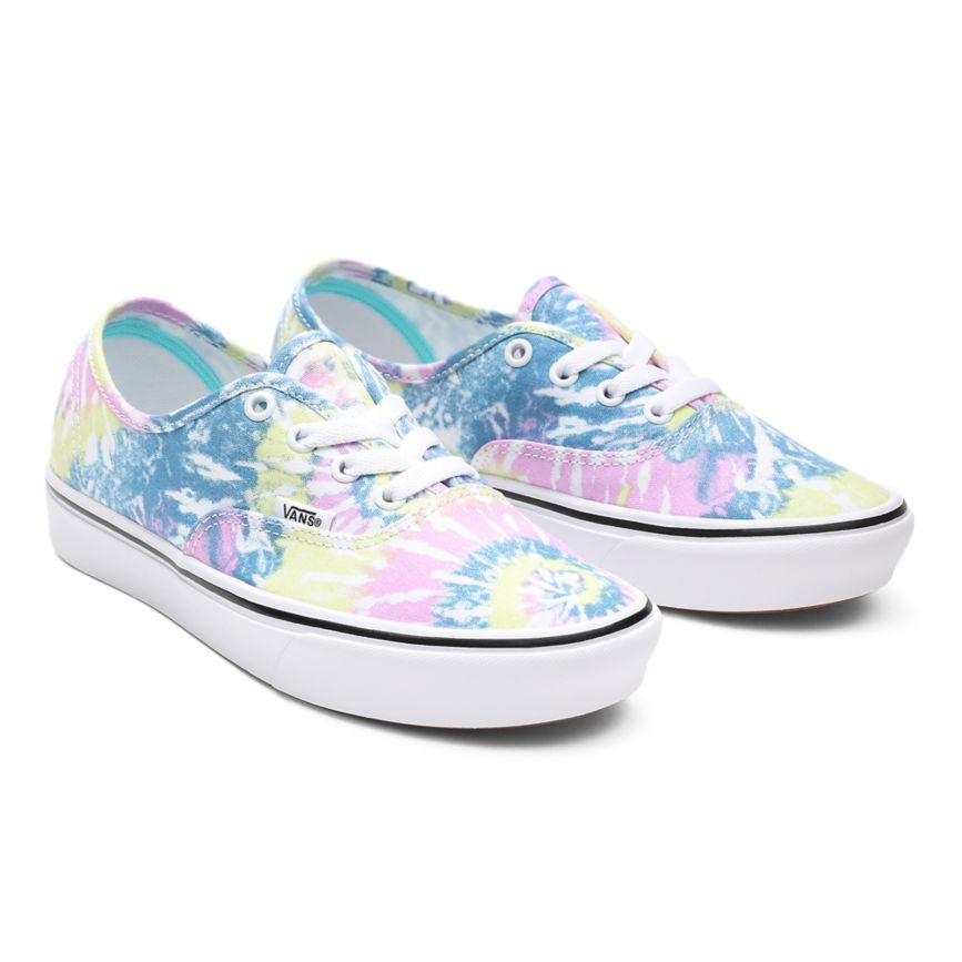 Vans Tie Dye ComfyCush Authentic Shoes Multicolor | VN994D4BE69