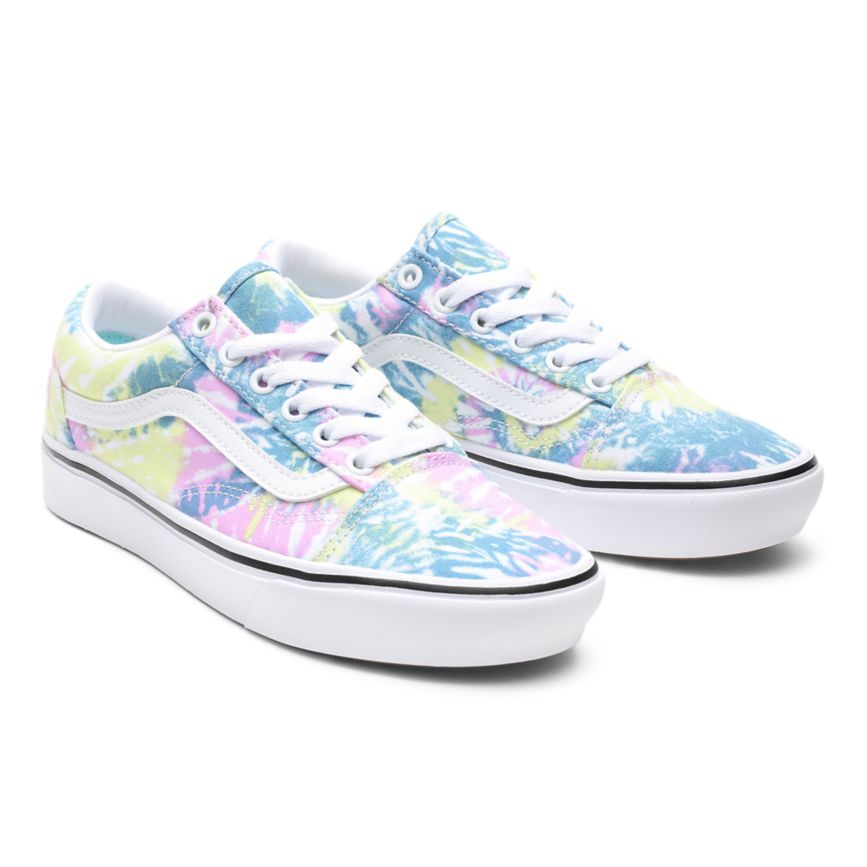 Vans Tie Dye ComfyCush Old Skool Shoes Multicolor | VN842N7FC91