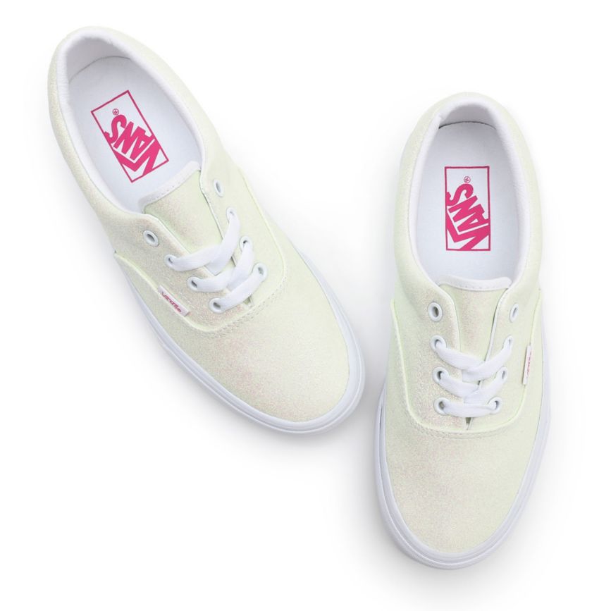 Vans UV Glitter Era Shoes White | VN519M0RN05