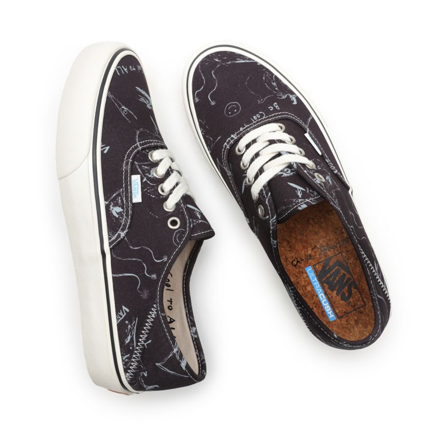 Vans X Chris Johanson Authentic SF Shoes Black | VN911M7QH81