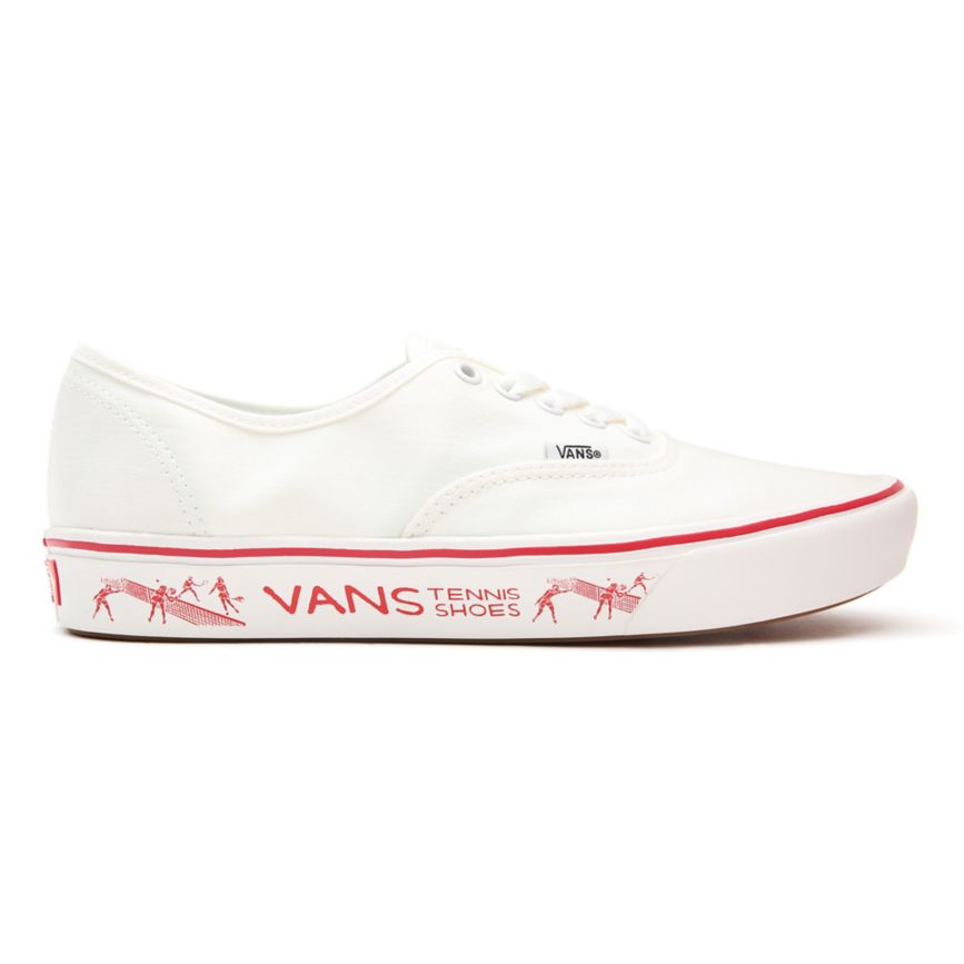 Vans X Penn ComfyCush Authentic Shoes White | VN025E4PN40