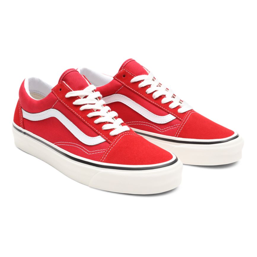 Vans Anaheim Factory Old Skool 36 DX Shoes Red | VN320B7ED28