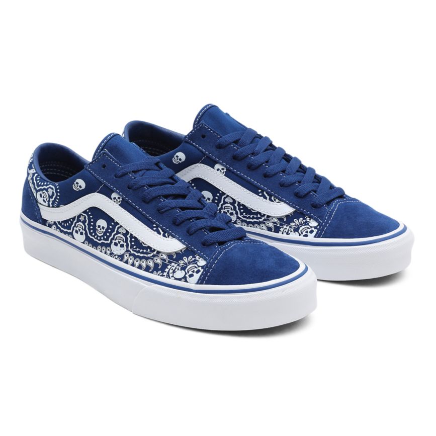 Vans Bandana Style 36 Shoes Blue | VN467U2RE05