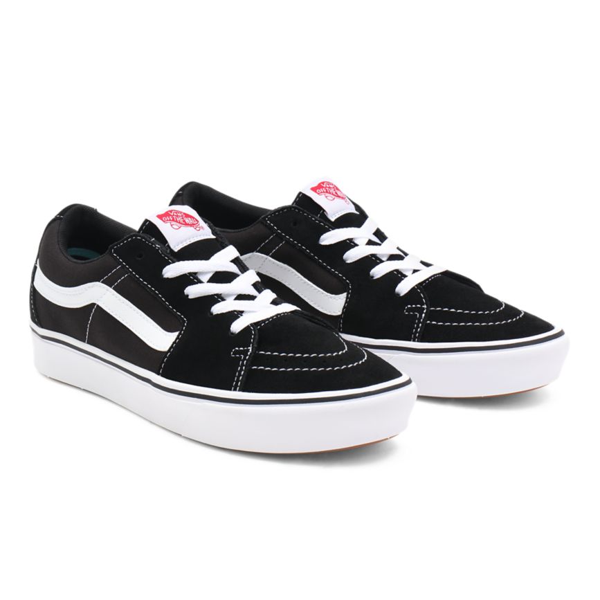 Vans Classic ComfyCush Sk8-Low Shoes Black | VN430F8YE06