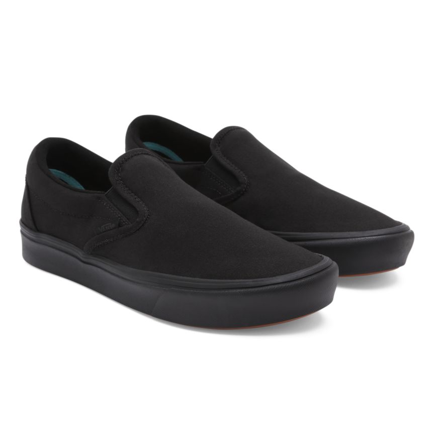 Vans Classic ComfyCush Slip-On Shoes Black | VN433L8FV99