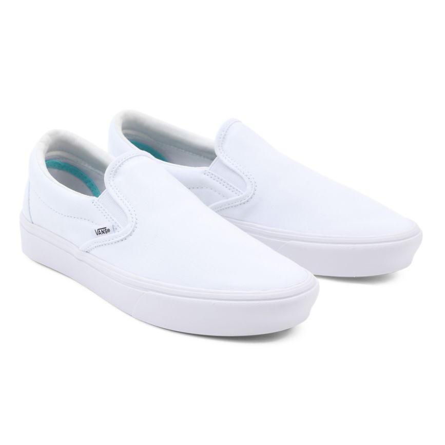 Vans Comfycush Slip-On Shoes White | VN724A4MZ09