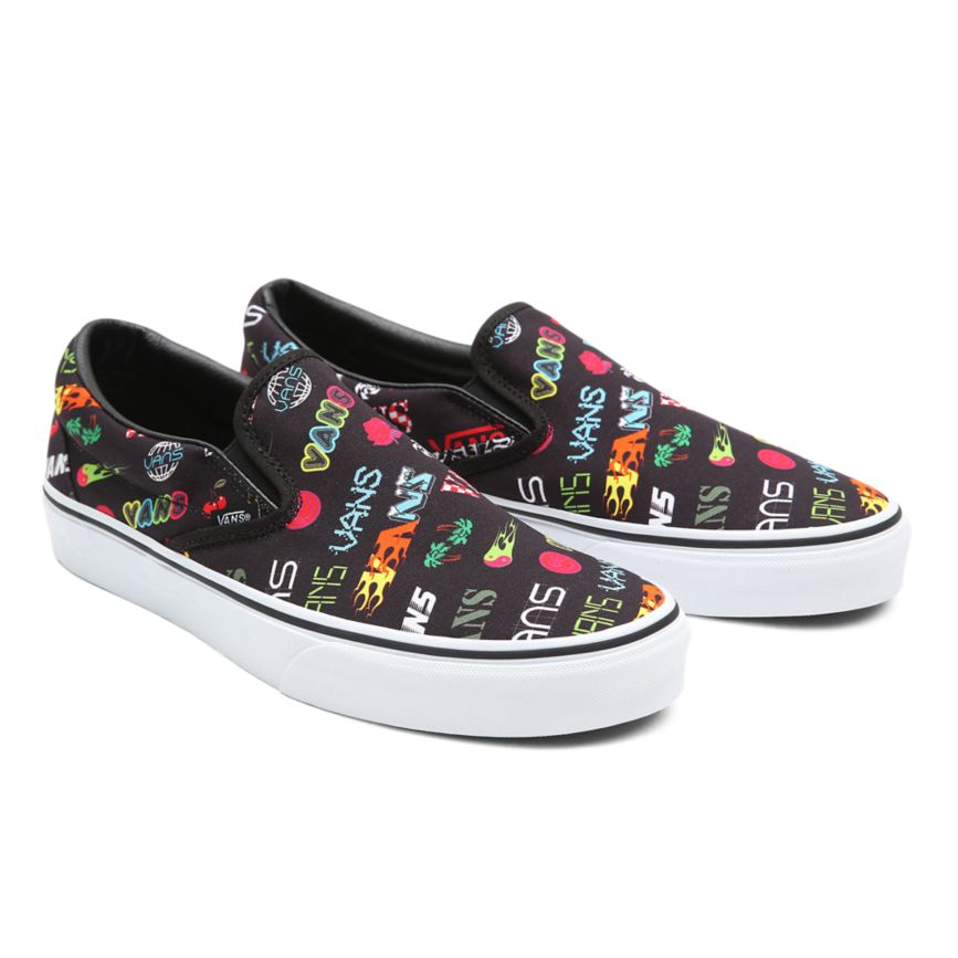 Vans Disruptive Classic Slip-On Shoes Black | VN263V1DI29