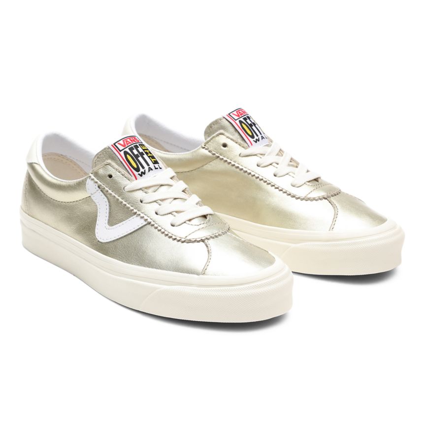 Vans Metallic Style 73 DX Shoes Light Gold | VN158A9HS79