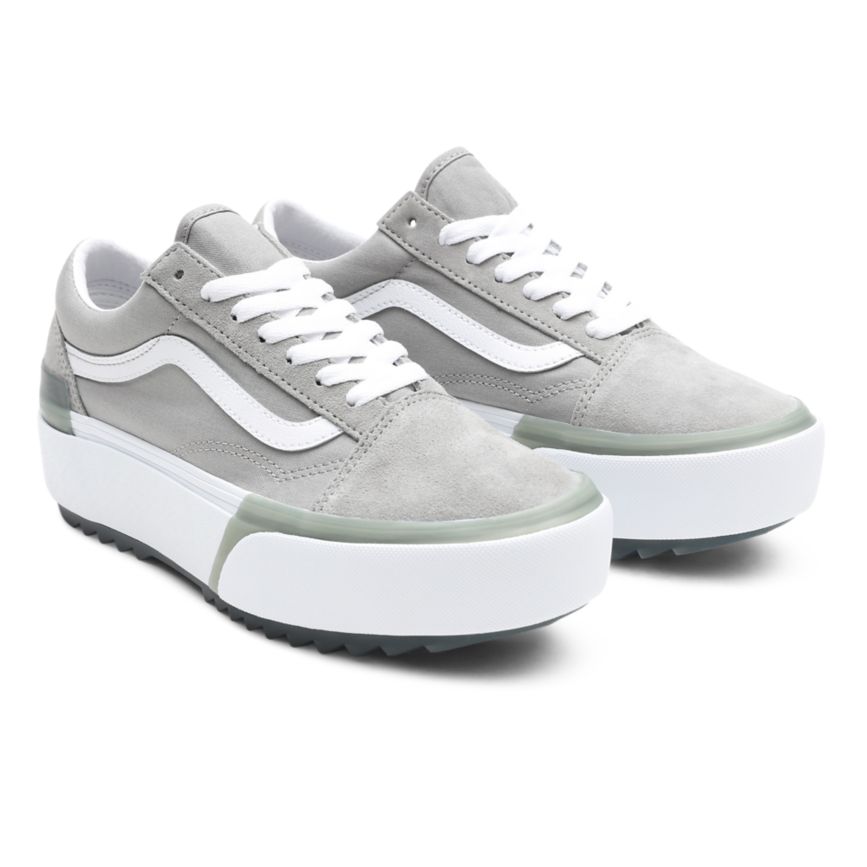 Vans Pastel Old Skool Stacked Shoes Deep Grey | VN599Q0NJ41