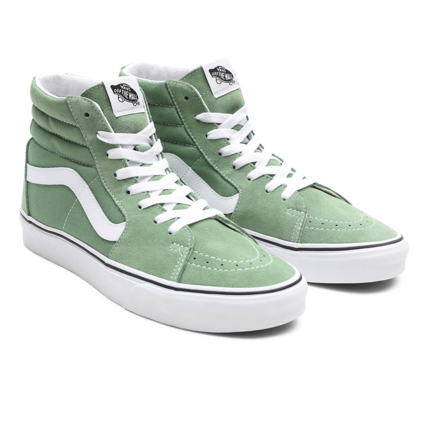 Vans Sk8-Hi Shoes Green | VN260F8CG77