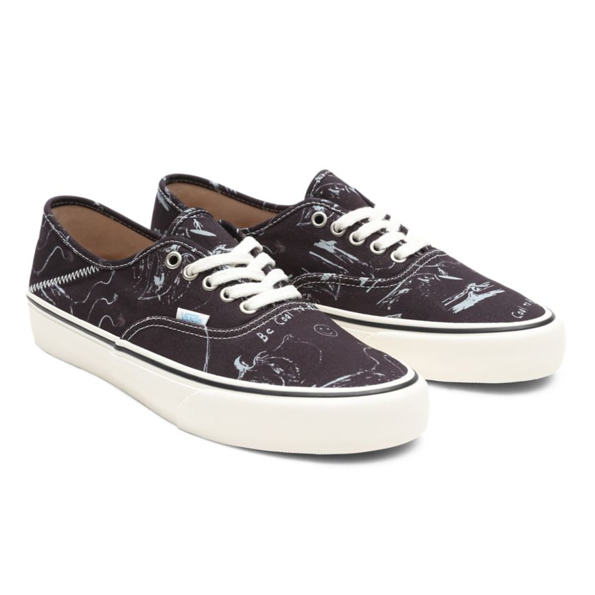 Vans X Chris Johanson Authentic SF Shoes Black | VN911M7QH81