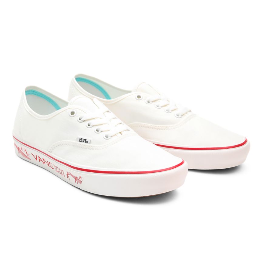 Vans X Penn ComfyCush Authentic Shoes White | VN025E4PN40